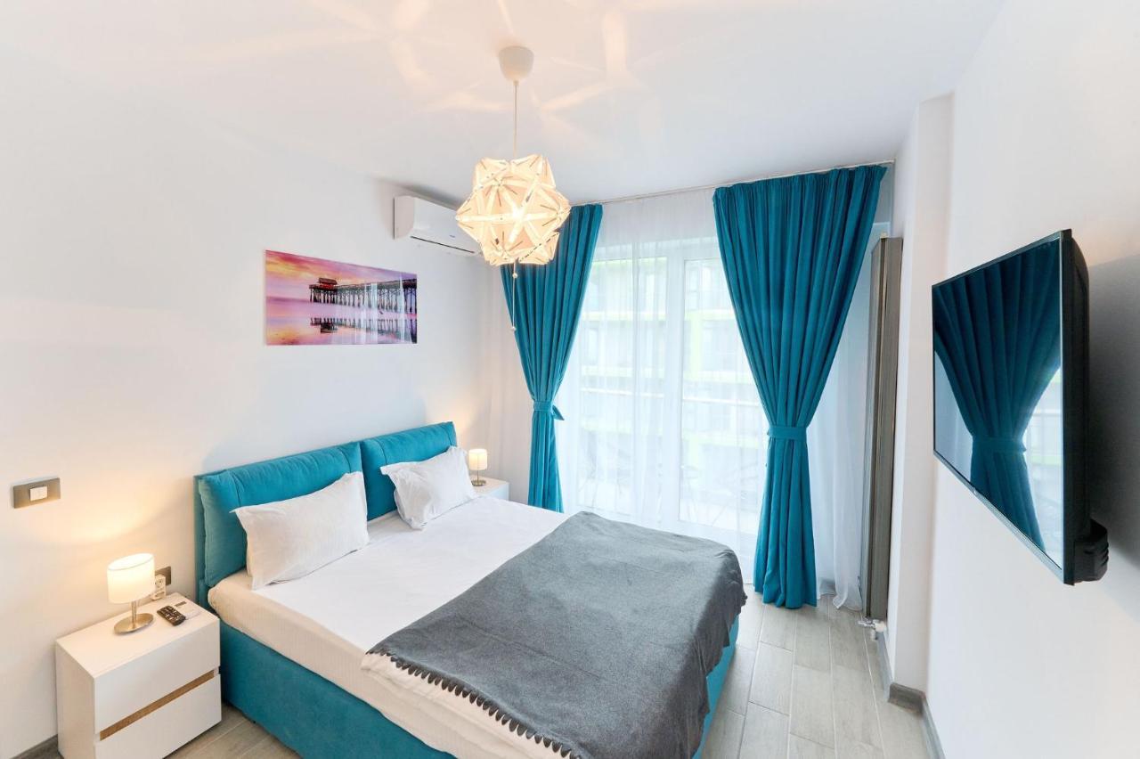 Rainbow Sea View Apartment Spa N Pool Resort - Parking Mamaia Dış mekan fotoğraf