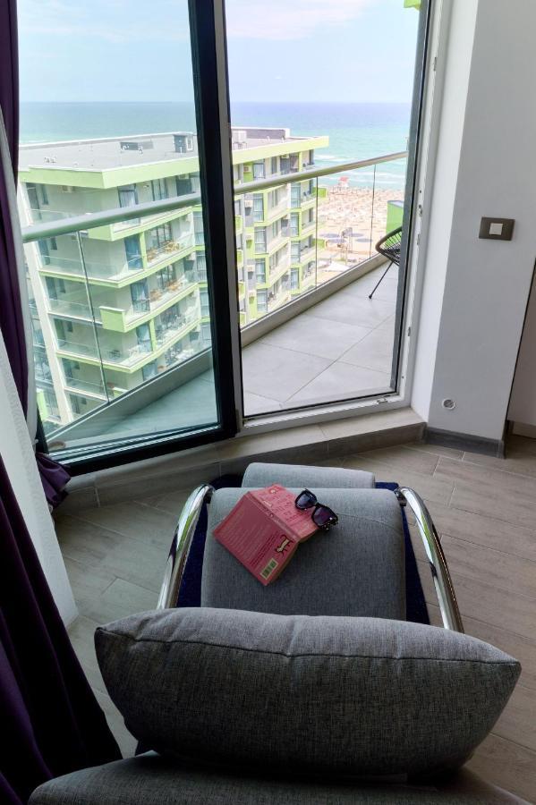 Rainbow Sea View Apartment Spa N Pool Resort - Parking Mamaia Dış mekan fotoğraf